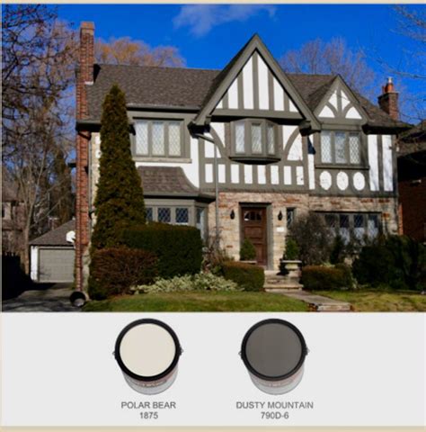 tudor exterior paint color guide.